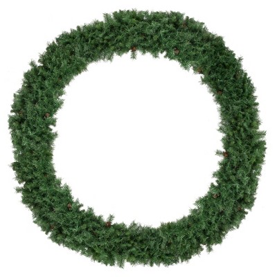 Northlight Black River Pine Commercial Artificial Christmas Wreath - 6' - Unlit