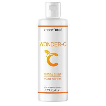 Codeage Nanofood Wonder-C Liposomal Vitamin C, D3, E & Zinc Liquid Supplement - 16 fl oz