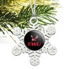 Eastern Washington University Secondary Metal Snowflake Christmas Tree Holiday Ornament - 2 of 3