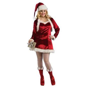 Rubie's Santa Helper Christmas Women's Adult Plus Costume Dress | Plus Size