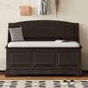 CAVINAS Retro Pull-Open Top Shoe Ottoman Bench with Hidden Storage & Cushion,Multifunctional Storage Bench for Entryway,Living Room - 2 of 4