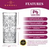 Barski Highball Drinking Glasses, Made with Fine European Craftmanship, Dishwasher Safe, 13 oz - 2 PK - 2 of 4