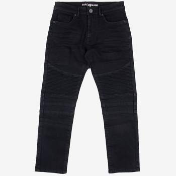 Boys' Stretch Straight Fit Jeans - Cat & Jack™ Black Wash 4 : Target