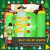 QingMoon Green Walnut Soldier Christmas Inflatable Decoration, Funny Blow Up Holiday Decor for Yard, Lawn and Garden - 3 of 4