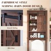 AMERLIFE Farmhouse 68" Tall Bathroom Storage Cabinet - 4 of 4