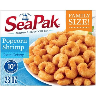 SeaPak Frozen Popcorn Shrimp with Oven Crispy Breading - 28oz