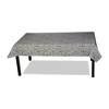 tagltd 84" x 60" Meadow Tablecloth Cotton Table Topper With Hand Screen Printed Floral Design For Dining Table Decor - 2 of 3