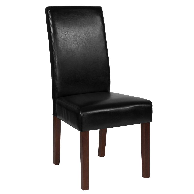 Merrick Lane Mid-Century Panel Back Parsons Accent Dining Chair, 1 of 13