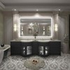 Apmir Super Bright Front & Back LED Lighted Anti-Fog Tempered Glass Bathroom/Vanity Mirror with ETL & 3-Year Warranty - 2 of 4