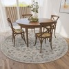 Dalyn Jericho JC4 Linen Area Rug - 4' x 4' Round - 3 of 3
