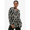 ellos Plus Size Notch V-Neck Tunic - 4 of 4