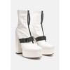 Boomer Chunky High Block Heel Women Boots - 2 of 4