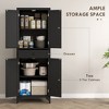 67" 4-Door Kitchen Pantry with Drawer and Adjustable Shelves - 4 of 4