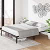 14-inch Heavy Duty Full-Size Bed : Sturdy Support, No Box Spring Needed£¬ (Black) - 2 of 4