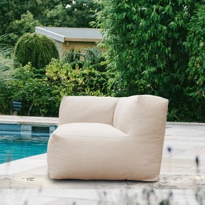 Evita Outdoor Bean Bag Lounger for Adults, Foam Water-Resistant for Outside-35.5*35.3*26.5 Inch - 1 of 4