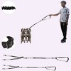 Unique Bargains Hands Free Dog Leash for Two Large Dog Up to 330 Ib 6.6-7.6FT Long Black Gray 1 Pc - image 4 of 4