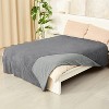 Kritter Planet Waterproof Dogs Blanket, Reversible Furniture Protector Cover for Dogs, Washable Dog Blanket, Gray - 2 of 4
