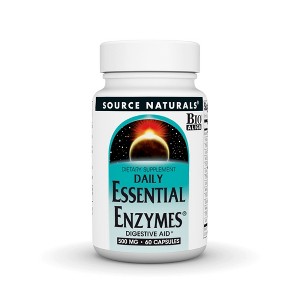 Daily Essential Enzymes 500mg by Source Naturals, Inc.  -  60 Capsule - 1 of 3