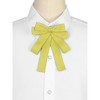 Elerevyo Women's Wedding Party Ribbon Brooch Pin Bow Tie - 4 of 4