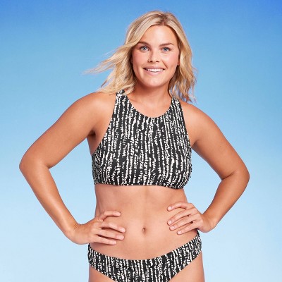 Women's High Neck Bikini Top - Kona Sol™ Black Xs : Target