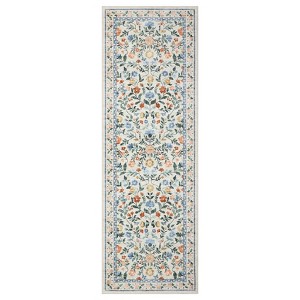 COZONY Pastoral Meadow Style Low Pile Thin Area Rug for Living Room Bedroom Study - 1 of 4