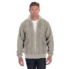 Gioberti Men's Full Zip Lightweight Geometric Design Cardigan Sweater - 2 of 3