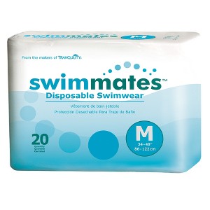 Swimmates Adult Disposable Swim Diaper - 1 of 4