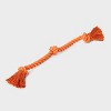 24" Rope Dog Toy - Boots & Barkley™ Orange - 3 of 4