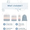 Narwey 6 Set Compression Packing Cubes for Travel Kids Women Carry on - 3 of 3