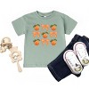 The Juniper Shop Coquette Oranges Chart Toddler Short Sleeve Tee - 5T - Seafoam - 3 of 4