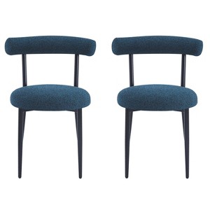 Gulches Navy Blue Dining Chair Set of 2 - 1 of 4