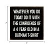 Slickblue Inspirational Wood Wall Sign 7x7 – Funny Motivational Quote for Office, Bedroom or Entryway, Color Options - 3 of 3