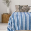 Tirrinia Striped Acrylic Blanket Throw 50"x60", Super Soft Warm Comfy Blankets Bedding Couch Cabin Decorative All Season Throws - 3 of 4