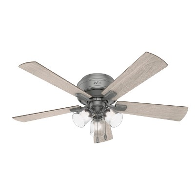 52" Crestfield Low Profile Ceiling Fan (Includes LED Light Bulb) - Hunter Fan
