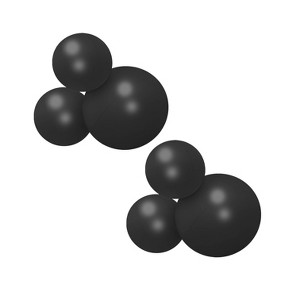 MINNIDIP Balloon Garland 3 Cluster 2pk in Black Satin - 1 of 4