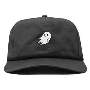 Dalix Ghost 5 Panel Snapback Cotton Baseball Cap Adjustable Hat Mens - 1 of 4