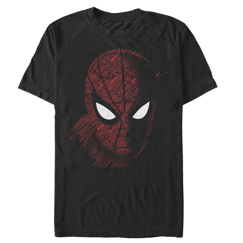 Men's Marvel Spider-Man: Far From Home Tech Pattern T-Shirt, 1 of 4