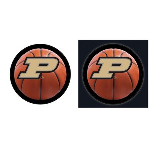 Evergreen Ultra-Thin Edgelight LED Wall Decor, Basketball, Purdue University- 15 x 15 Inches Made In USA - 1 of 4