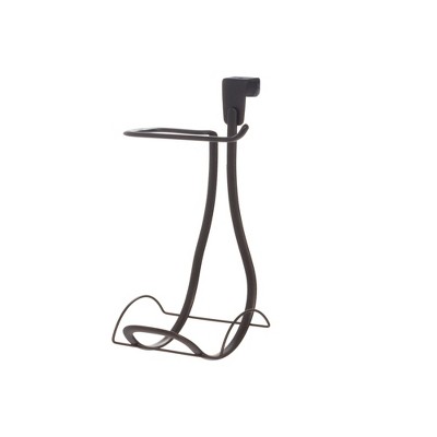 iDesign Over-the-Tank Toilet Paper Holder with Storage - Bronze