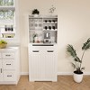 NicBex Modern Wooden Kitchen Sideboard Cabinet with Storage Drawers & Adjustable Shelves, Coffee Bar Buffet Cabinet for Dining Room - 4 of 4