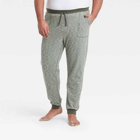 Men's Big & Tall Plaid Microfleece Pajama Pants - Goodfellow & Co