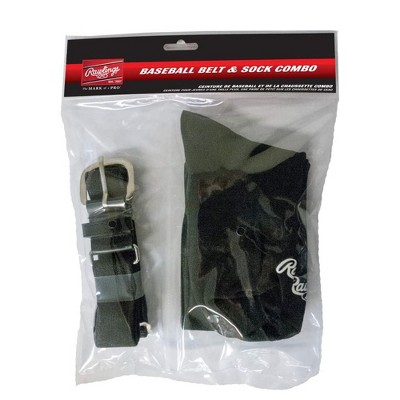 Rawlings Baseball/softball Belt And Socks Combo Set Target