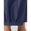 Pants for Women High Waisted Wide Leg Yoga Capris Crop Pants Sweatpants with Pockets - 3 of 4