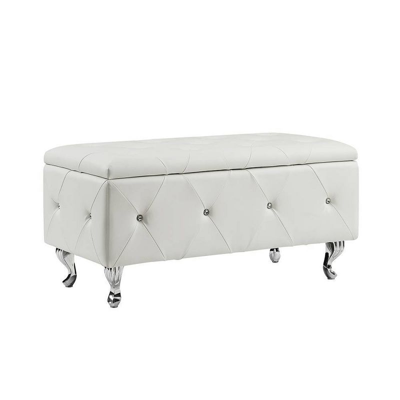 Crystal Tufted Storage Bench - Christies Home Living
, 1 of 11