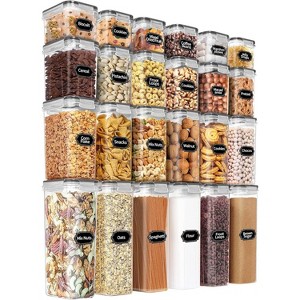 24 PCS Airtight Food Storage Containers Set, BPA Free Plastic Leak-proof C - 1 of 4