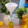 Chef Craft Plastic Folding Funnel, 12 Ounce Capacity - Folds for Easy Storage - 3 of 4
