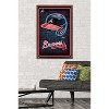 Trends International MLB Atlanta Braves - Neon Helmet 23 Framed Wall Poster Prints - 2 of 4