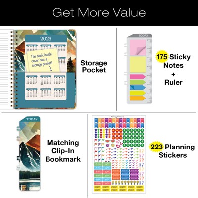 Global Printed Products Hardcover CY 2025 Fashion Planner - 8.5"x11" (Lake View)