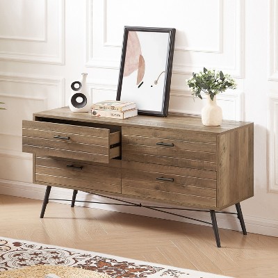 NicBex 4 Drawer Dresser Modern Closet Organizers and Storage Large Closet Storage for Bedroom, Living Room, Hallway