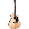 Blueridge BR-63CE Contemporary Series Cutaway 000 Acoustic-Electric Guitar Natural - 3 of 4